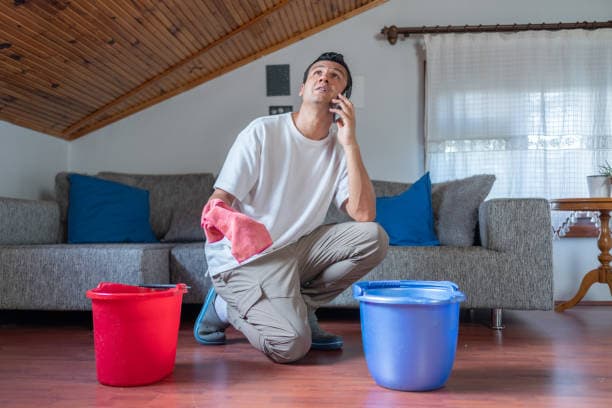 BHPS plumber repairing a burst household pipe in Melbourne