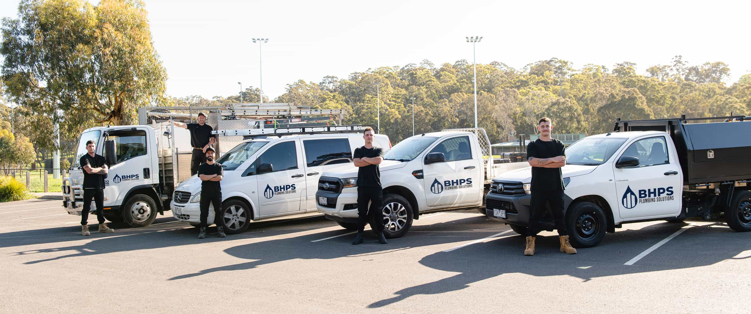 Briar Hill Plumbing Services team and vehicles